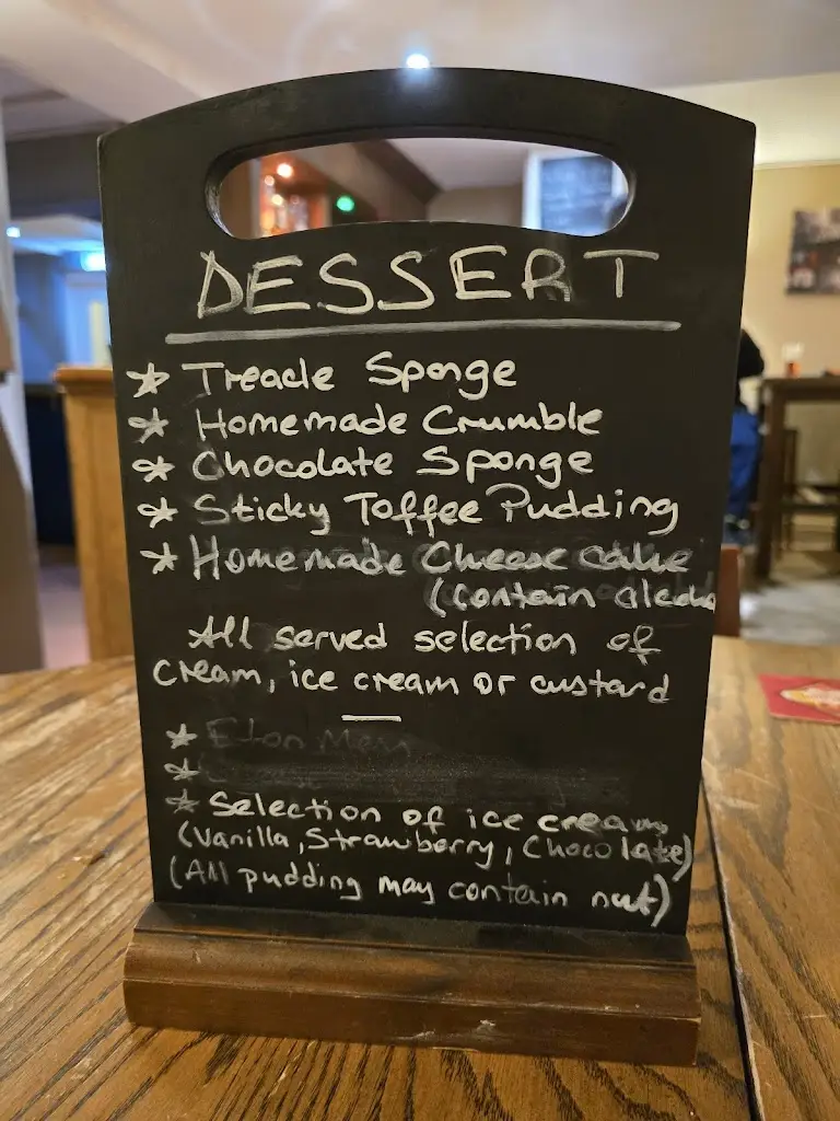 Menu_The White Horse_Cottenham_image_1