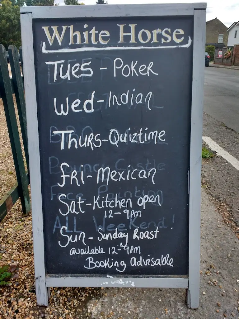 Menu_The White Horse_Cottenham_image_2