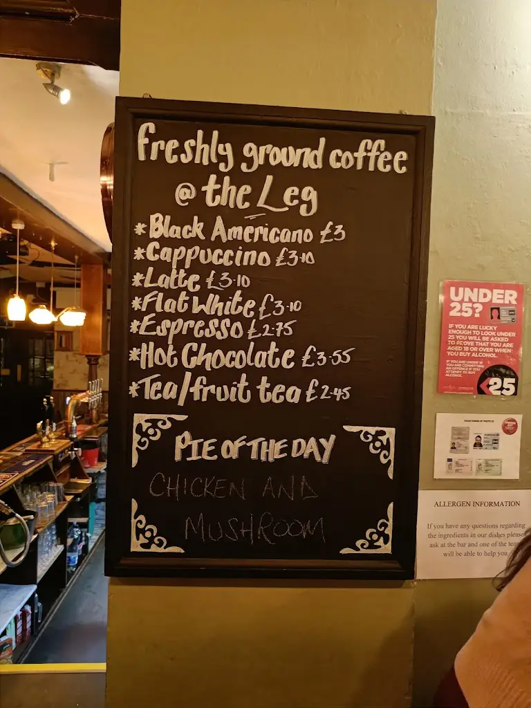 Menu_The Leg of Mutton and Cauliflower_Ashtead_image_1