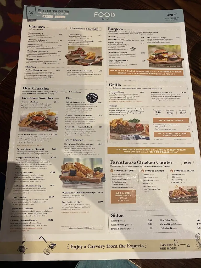 Menu_Willow Farm - Dining & Carvery_Cramlington_immagine_1
