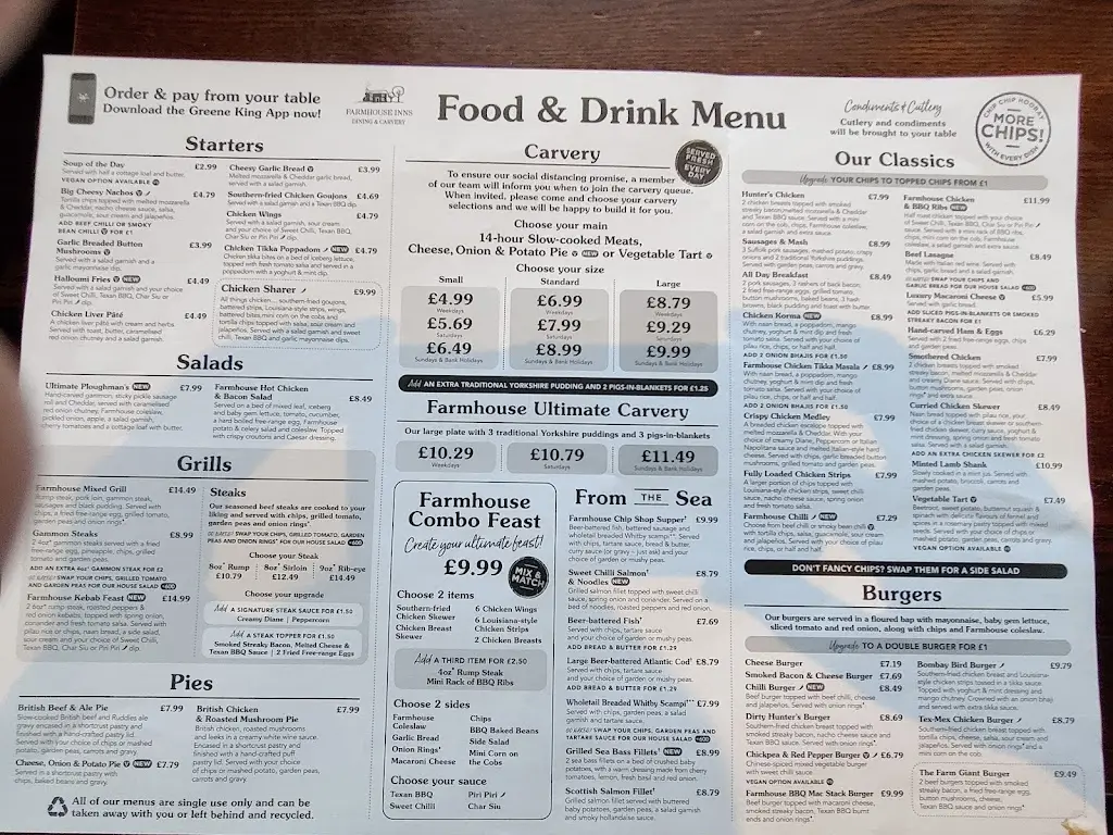 Menu_Willow Farm - Dining & Carvery_Cramlington_immagine_2