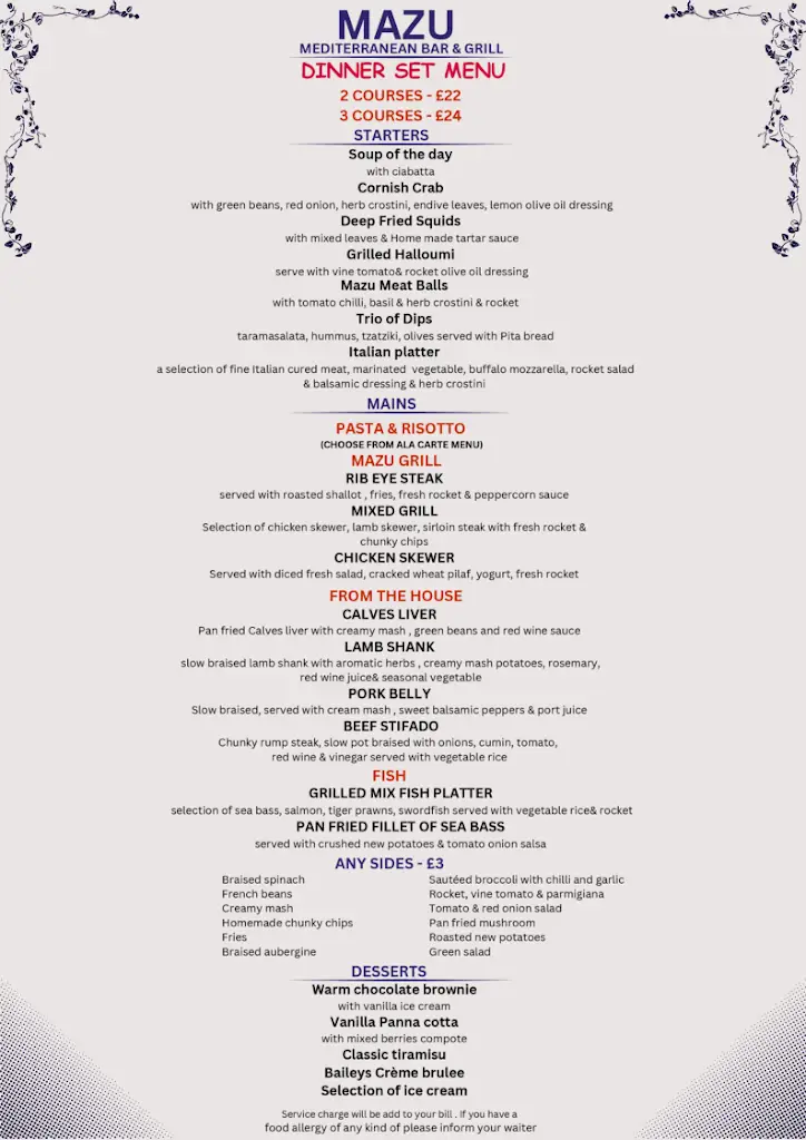 Menu_Mazu Restaurant_Coulsdon_image_3