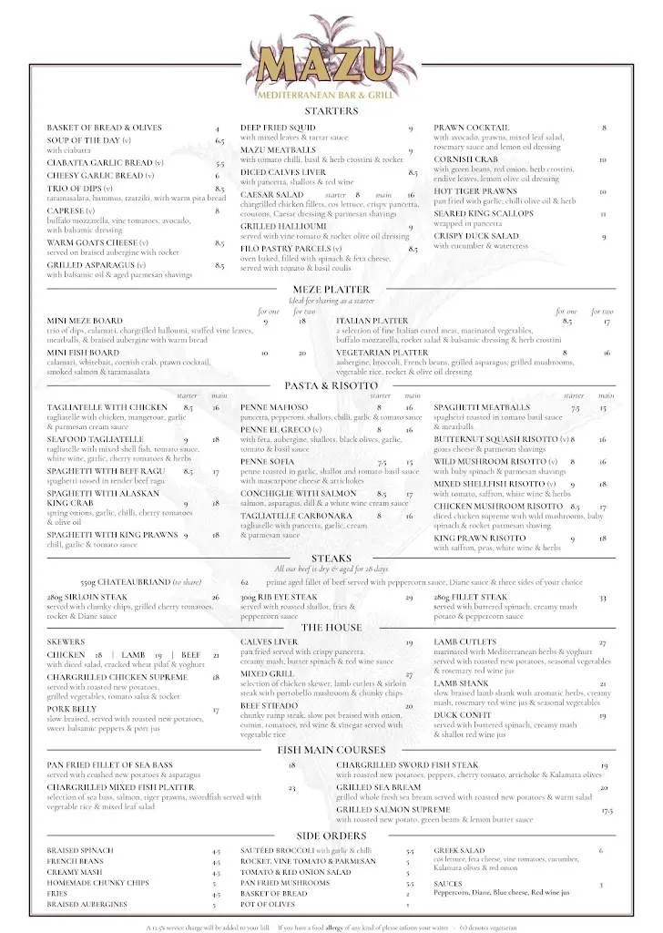 Menu_Mazu Restaurant_Coulsdon_image_4