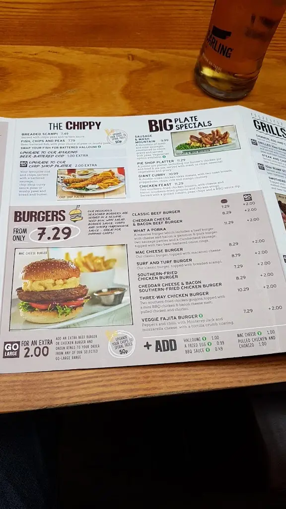 Menu_The Pembroke_Coulsdon_image_1