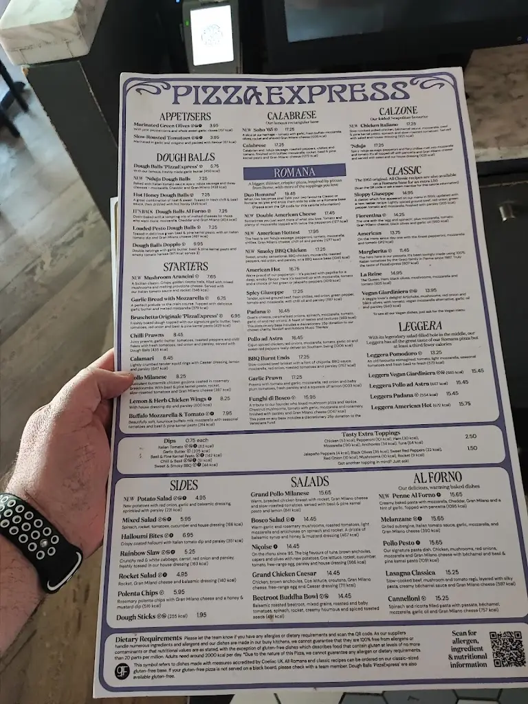 Menu_Pizza Express_Coulsdon_image_1
