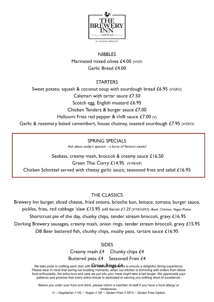 Menu_The Brewery Inn_Ashtead_image_1