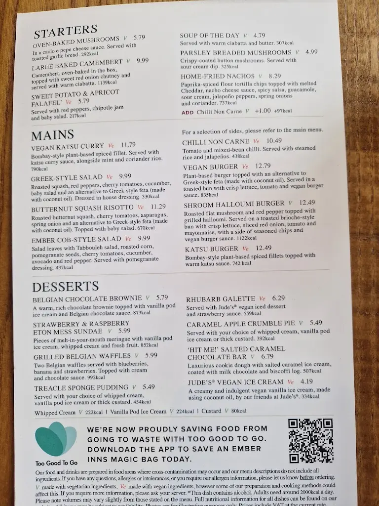 Menu_The Woodman_Ashtead_image_1
