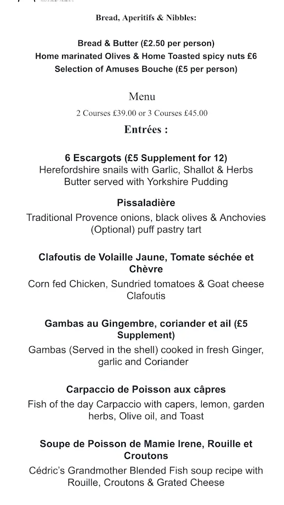 Menu_L'Ecole des Amis_Credenhill_image_1