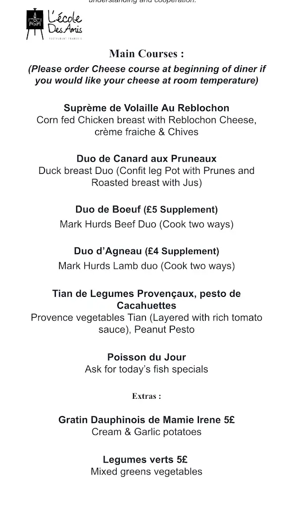 Menu_L'Ecole des Amis_Credenhill_image_2