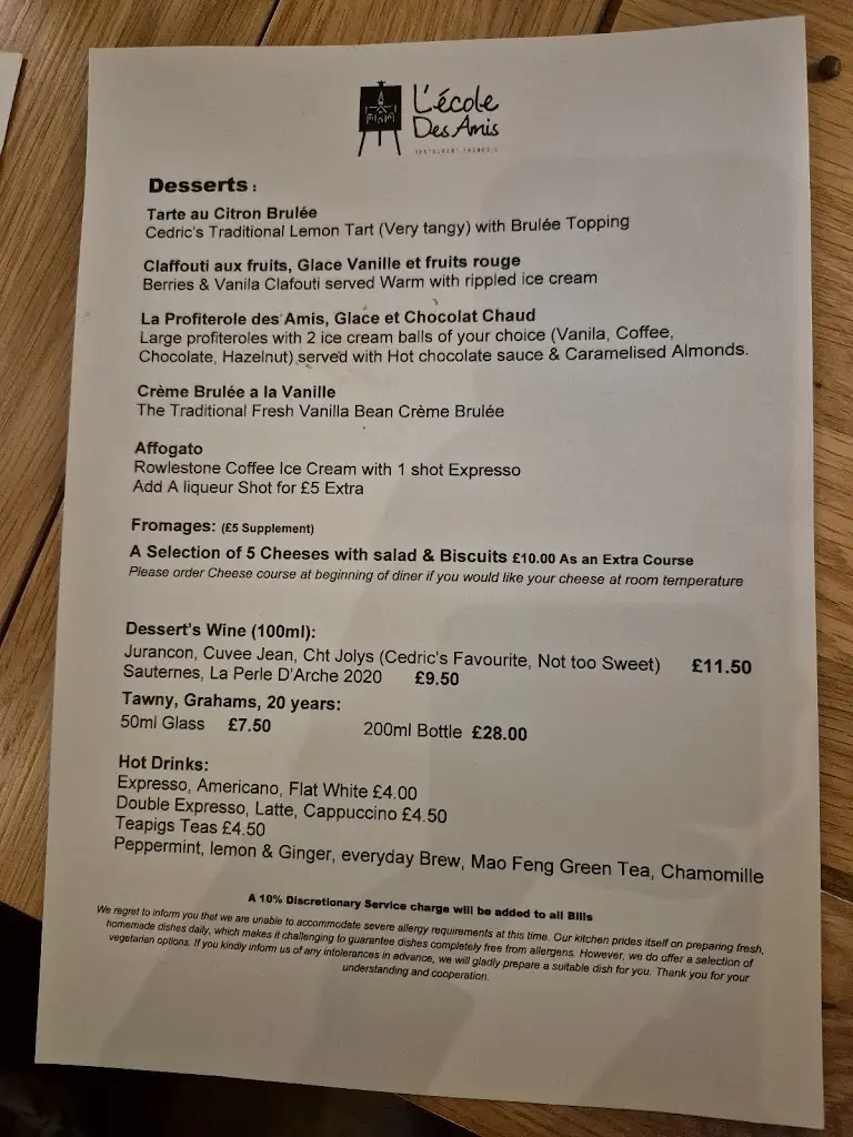 Menu_L'Ecole des Amis_Credenhill_image_4