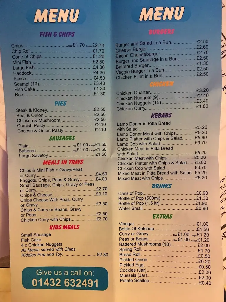 Menu_Credenhill Fish Bar_Credenhill_image_1
