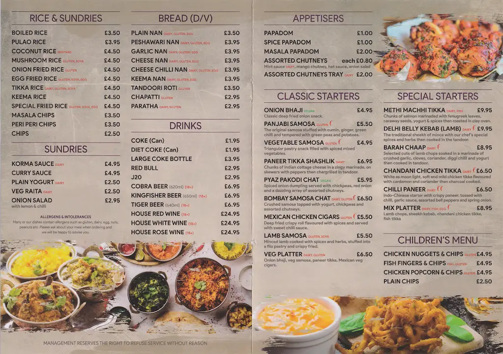 Menu_Somerset Buffet_Creech Saint Michael_image_2