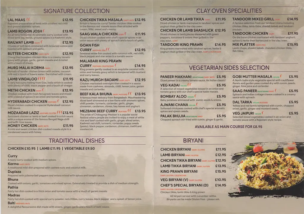 Menu_Somerset Buffet_Creech Saint Michael_image_3