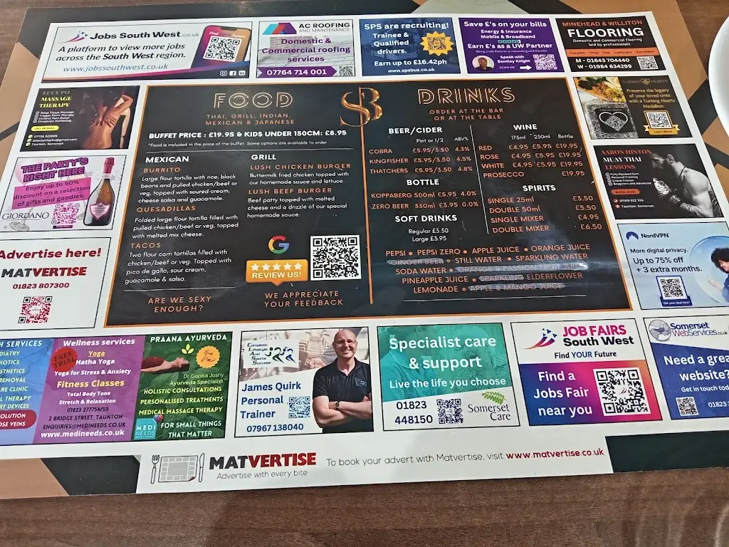 Menu_Somerset Buffet_Creech Saint Michael_image_4