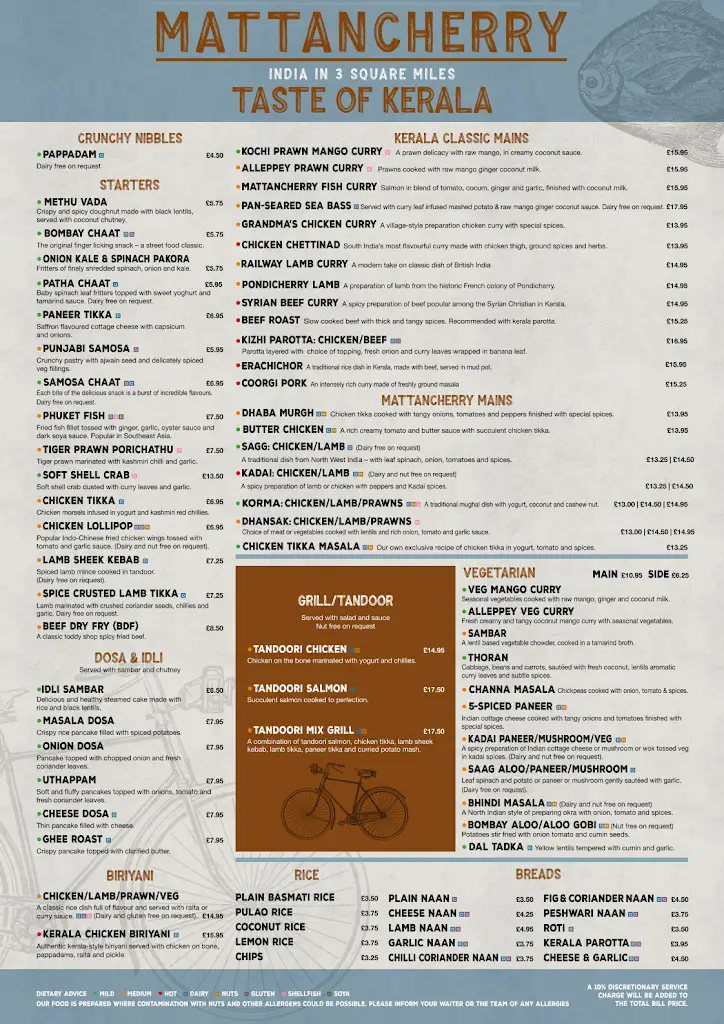 Menu_Mattancherry Taunton_Creech Saint Michael_immagine_4