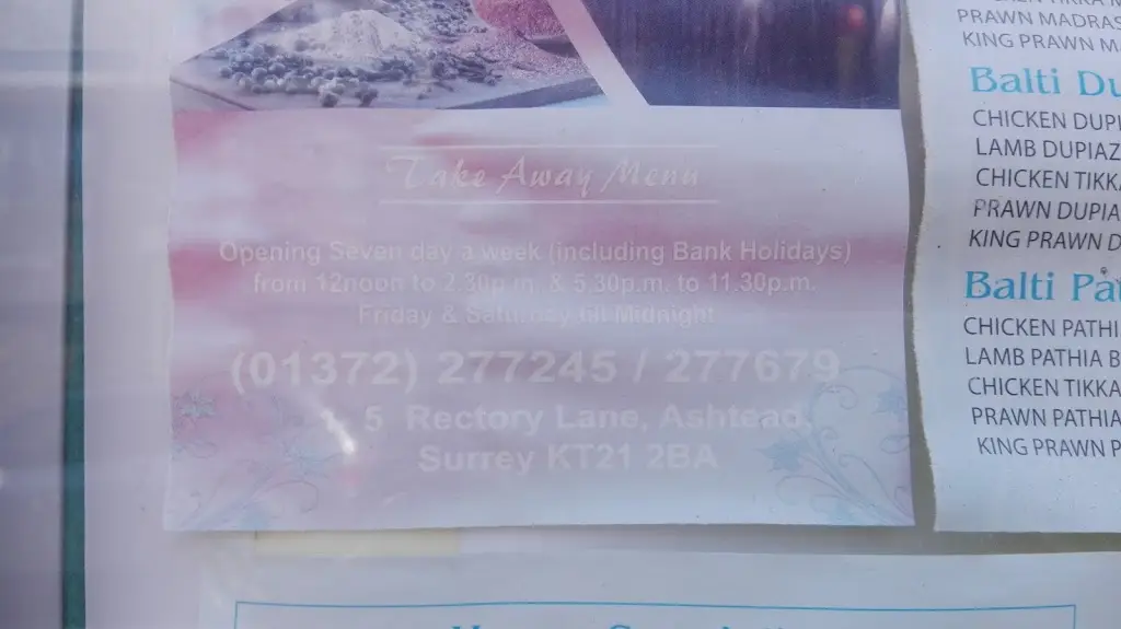 Menu_Ashtead Balti_Ashtead_image_2