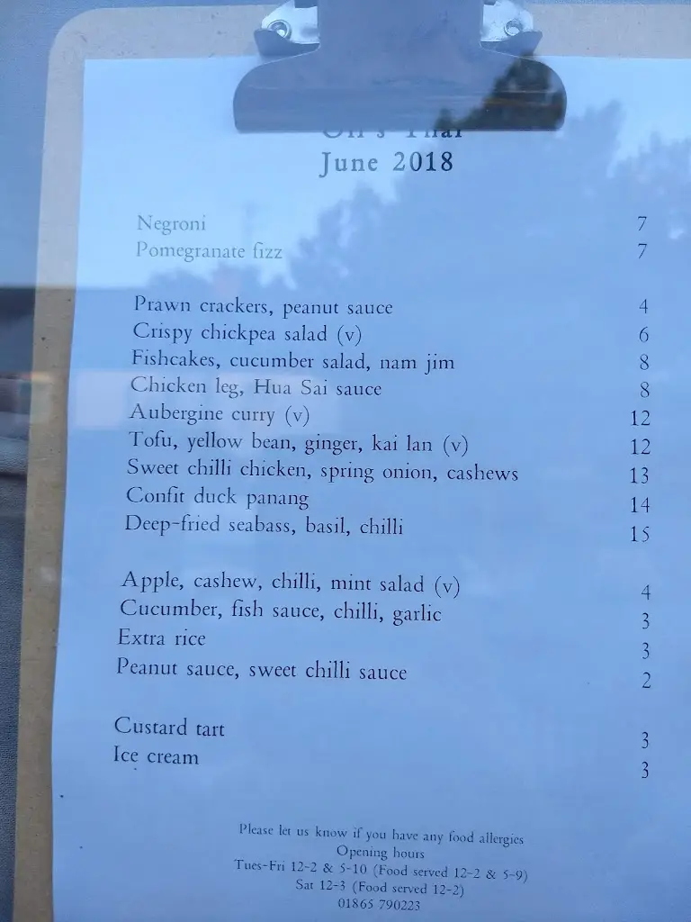 Menu_Oli's Thai_Cowley_image_1
