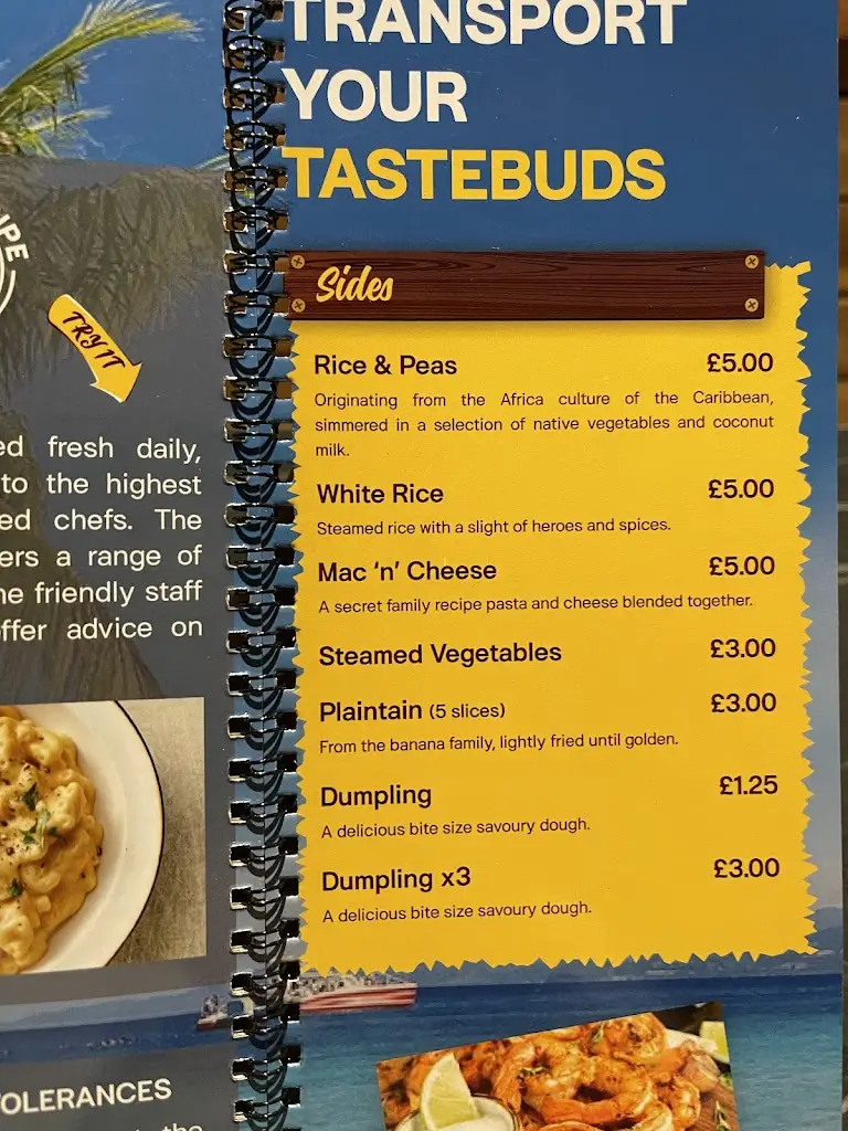 Menu_Comie's Caribbean Grill_Cowley_image_2