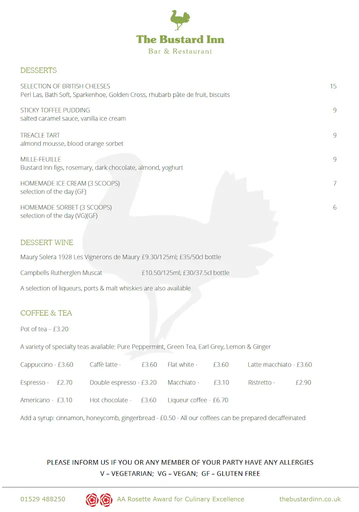 Menu_The Bustard Inn & Restaurant_Cranwell_image_3