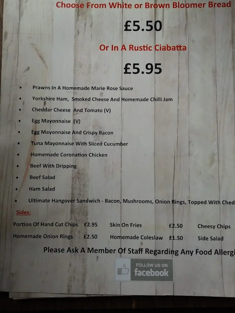 Menu_Duke of Cumberland_Cottingham_image_3