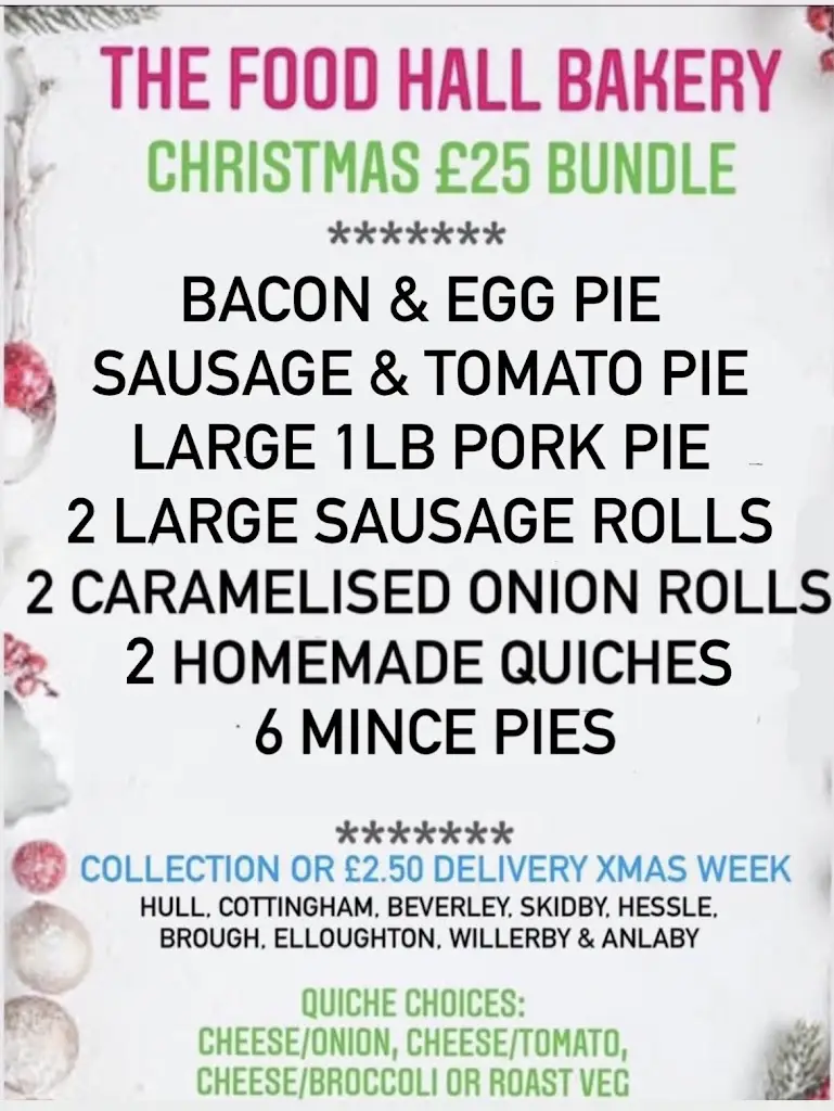 Menu_The Food Hall Bakery Cottingham Limited_Cottingham_image_2