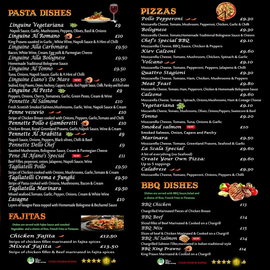 Menu_La Scala Cottingham_Cottingham_image_4