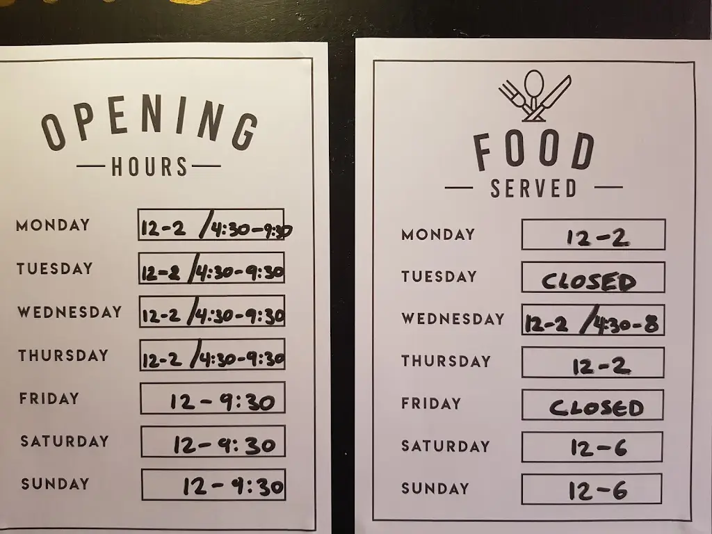 Menu_Hallgate Tavern_Cottingham_immagine_3