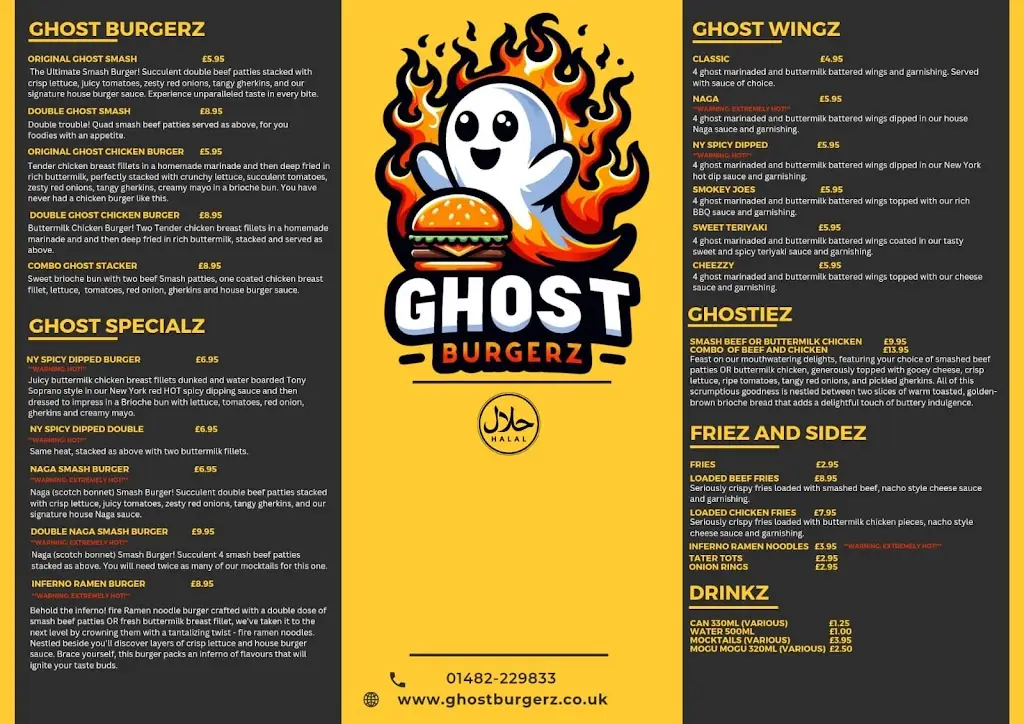 Menu_Ghost burgerz_Cottingham_immagine_1