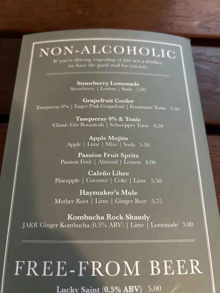 Menu_The Richard Onslow_Cranleigh_image_4