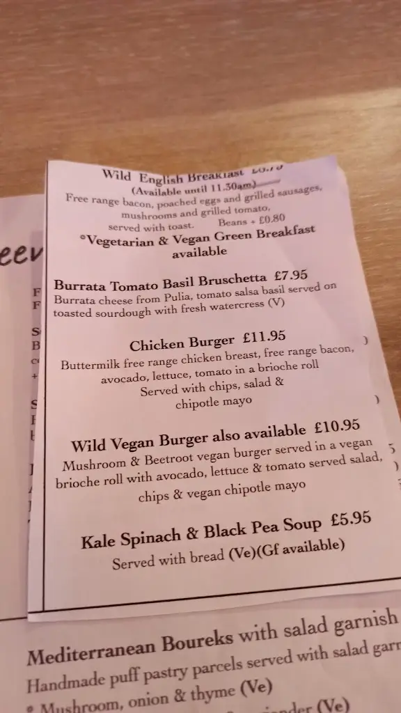 Menu_Wild & Green Kitchen_Cranleigh_image_2