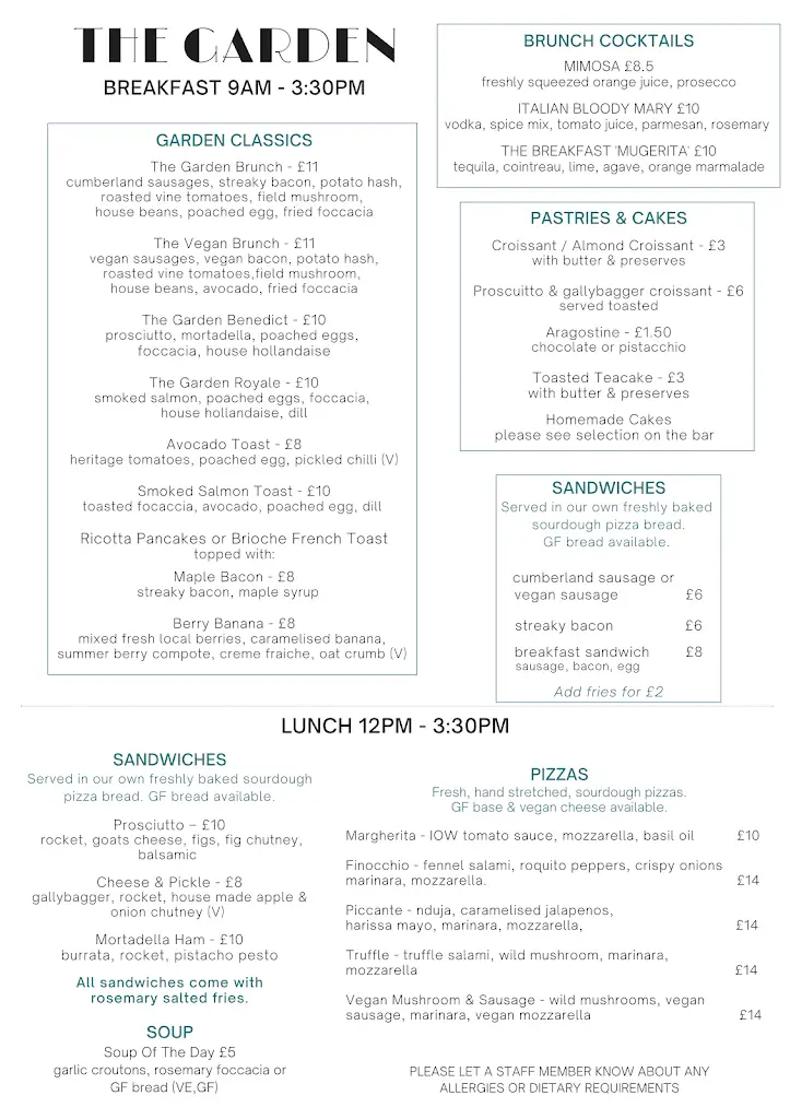 Menu_The Garden_Cowes_image_3