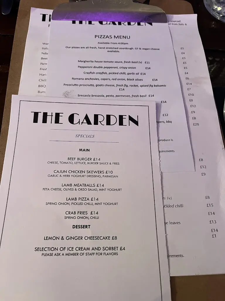 Menu_The Garden_Cowes_image_4