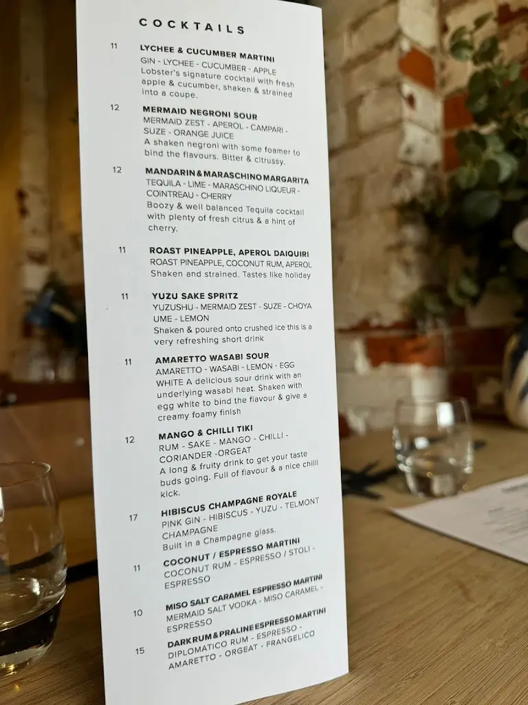 Menu_Smoking Lobster Cowes_Cowes_image_4