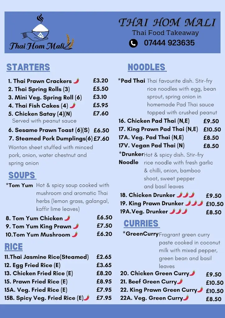 Menu_Thai Hom Mali_Cowes_image_2