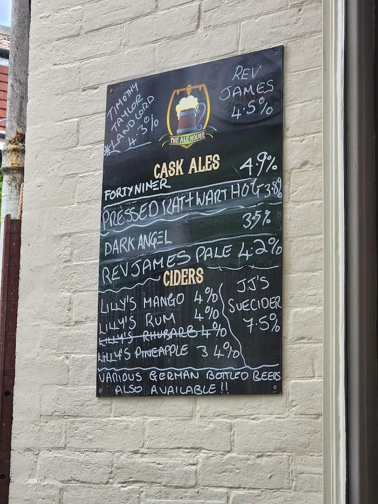 Menu_The Ale House_Cowes_imagen_1