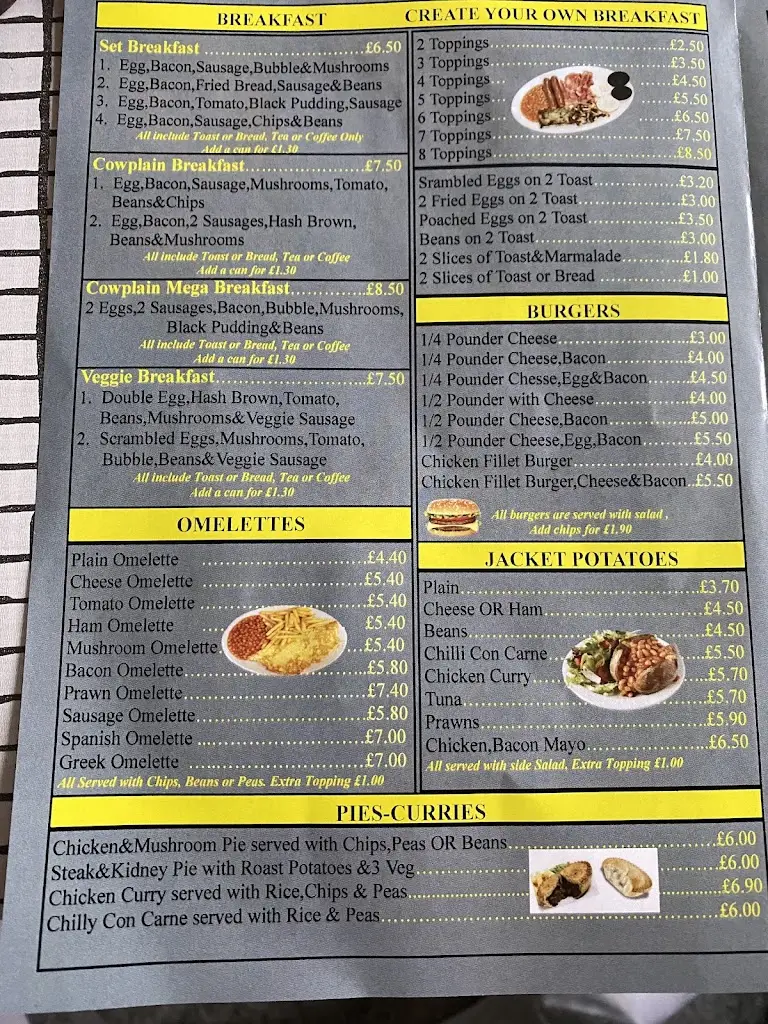 Menu_Cowplain Cafe & Restaurant_Cowplain_image_1