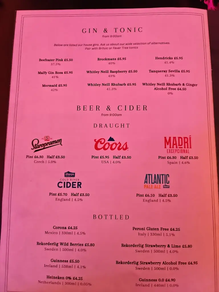 Menu_The Exchange_Cowplain_image_2