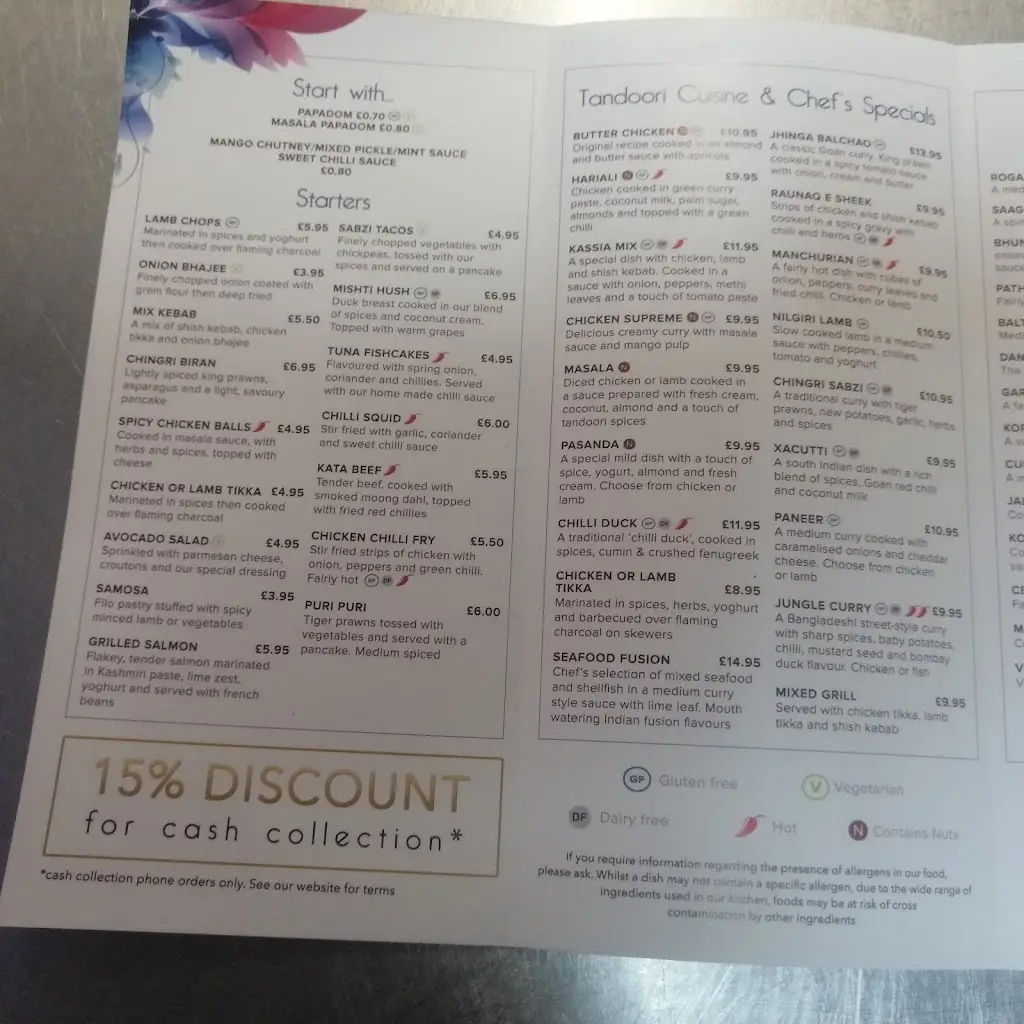 Menu_Kassia Lounge, Denmead_Cowplain_image_1