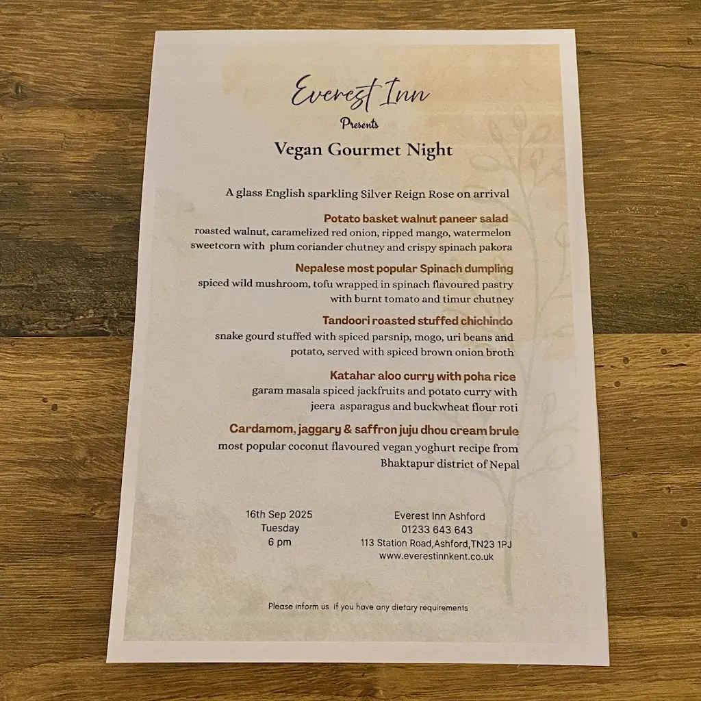 Menu_Everest Inn Ashford_Ashford_image_1