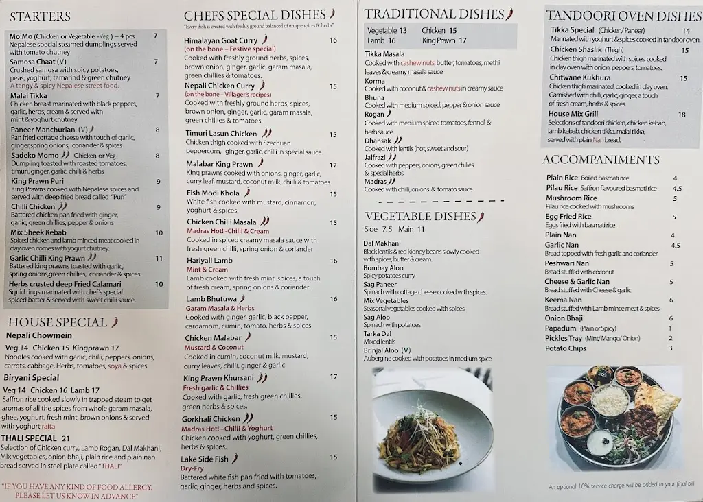 Menu_Everest Inn Ashford_Ashford_image_3