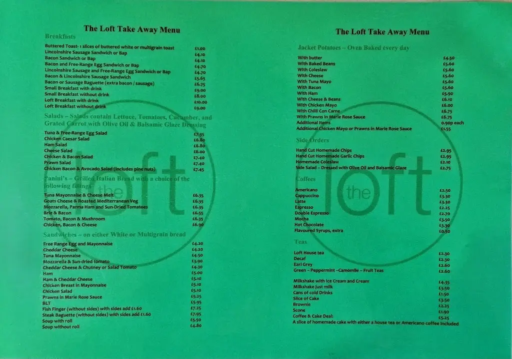 Menu_The Loft_Cowbit_image_1