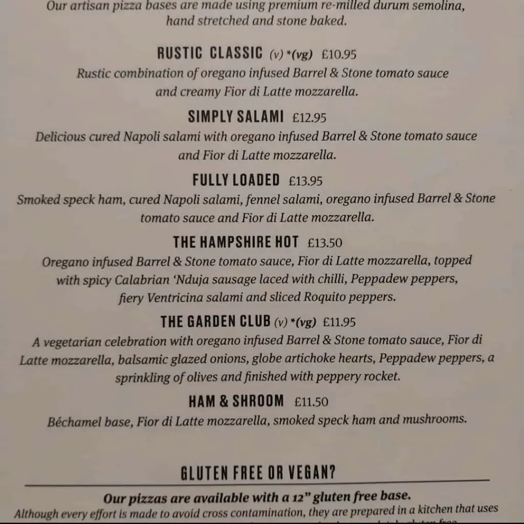 Menu_The Hampshire Arms_Crondall_image_1