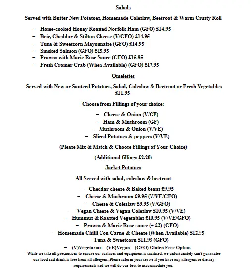 Menu_Browne's On Bond Street_Cromer_image_4