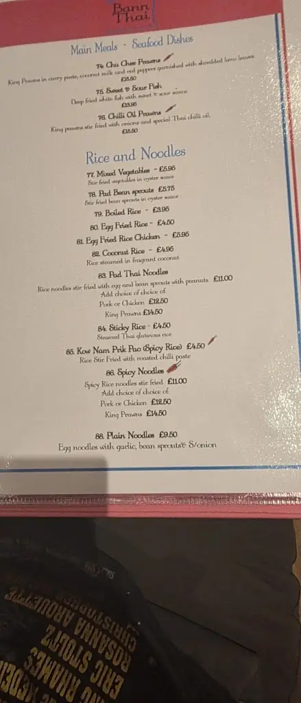 Menu_Bann Thai Restaurant_Cromer_image_3