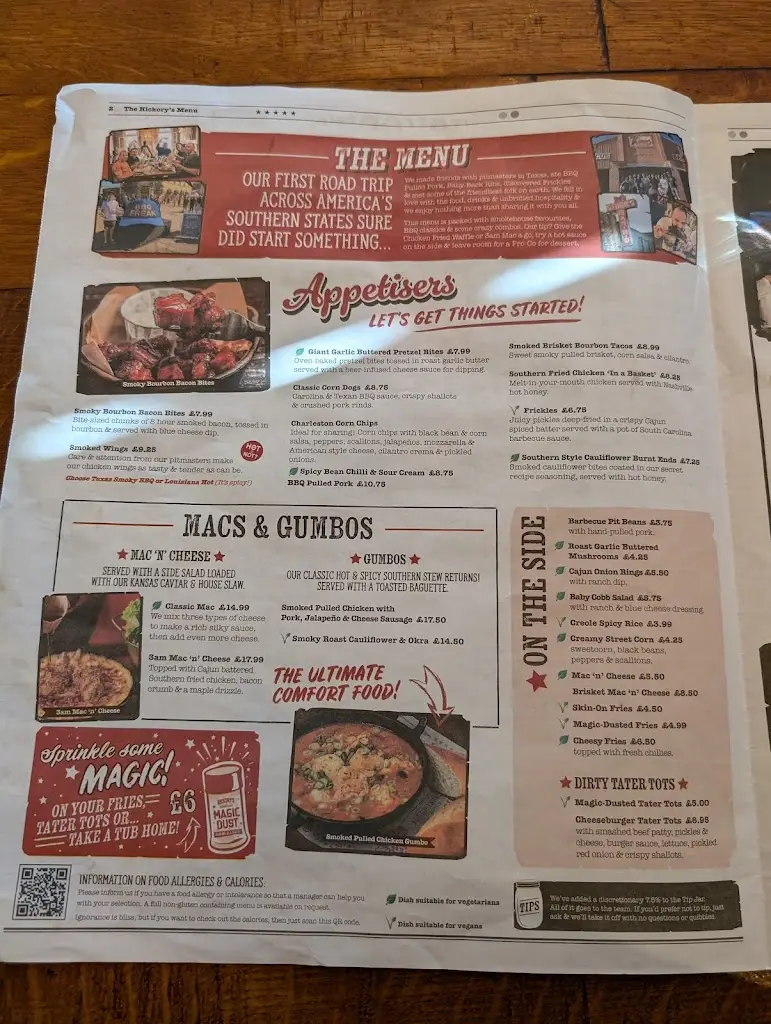 Menu_Hickory's - Gresty Green_Crewe_image_3