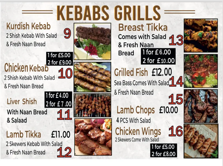 Menu_Kurdish Restaurant_Crewe_image_1