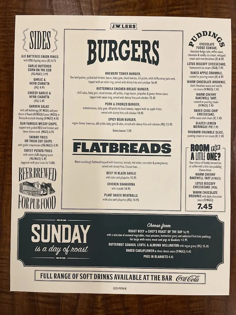 Menu_The Duke Of Gloucester_Crewe_image_2