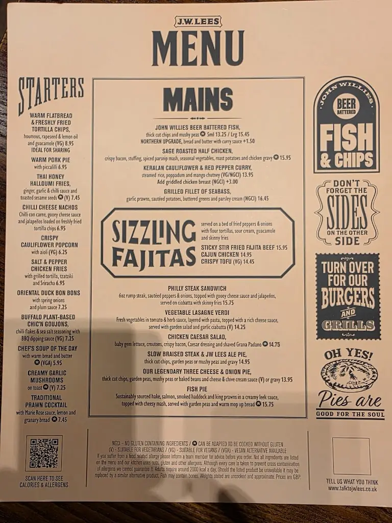 Menu_The Duke Of Gloucester_Crewe_image_3