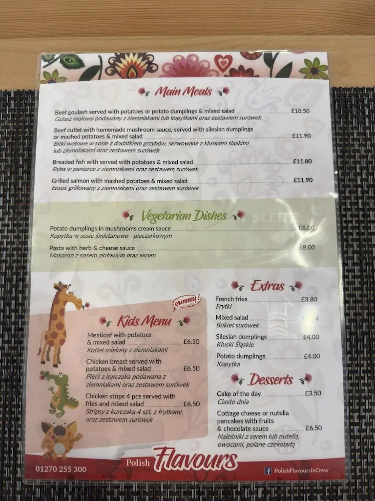 Menu_Polskie Smaki_Crewe_image_1