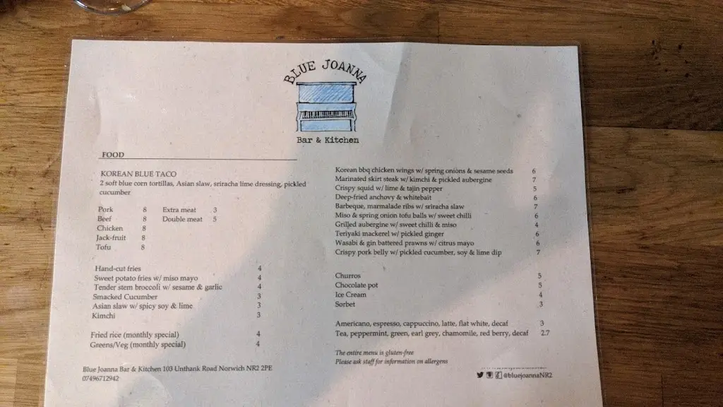 Menu_Blue Joanna_Cringleford_image_1